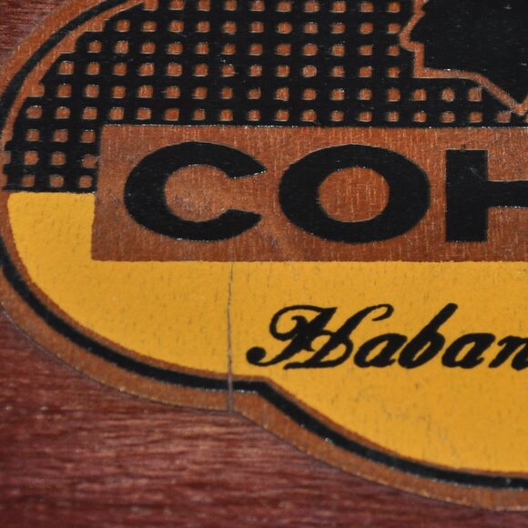 Vintage Cohiba Cigar Humidor Box Habana, Cuba Lid Art 9x7x3.5" - Picture 9 of 9